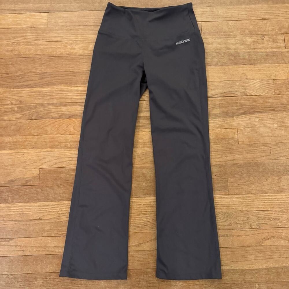 Hiskywin gray athletic wear leggings size medium M
 b44